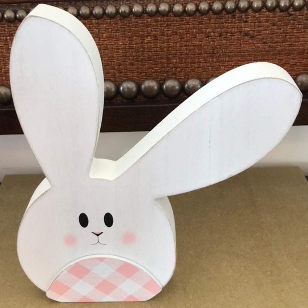 HOLIDAY - Adam’s & Co, Wooden bunny plaque. NWT